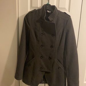 Men’s grey Zara Basic TRF cloth coat